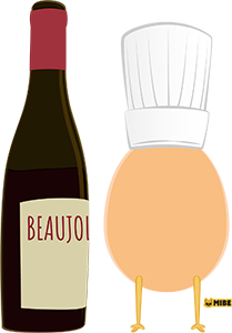MIBE illustrations - oeuf paul bocuse