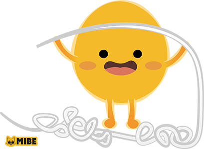 MIBE illustrations - l'oeuf qui tricotte