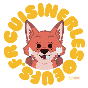 logo cuisiner les œufs par MIBE